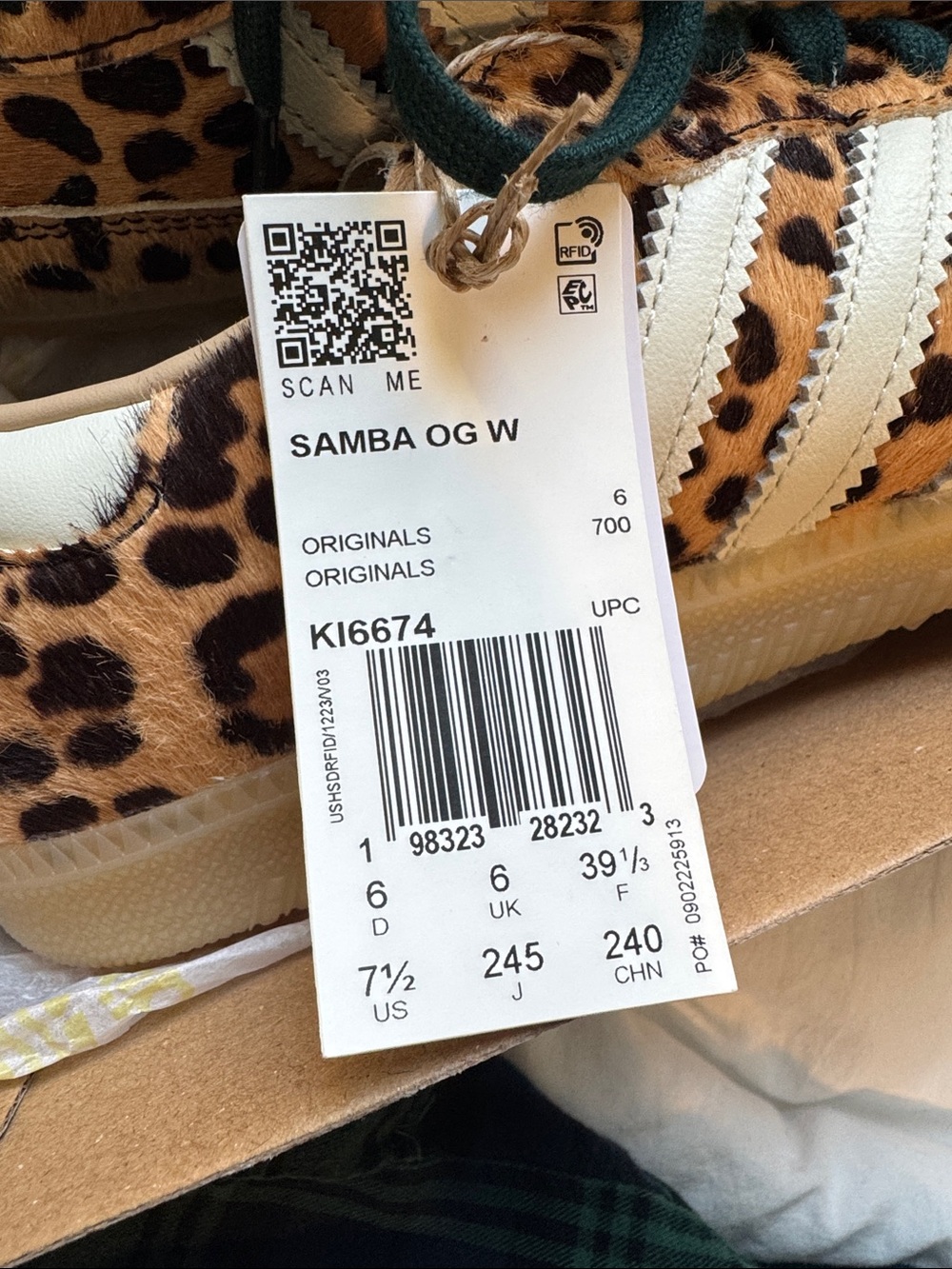 Samba OG Shoes Leopard Print - Picture 2 of 6
